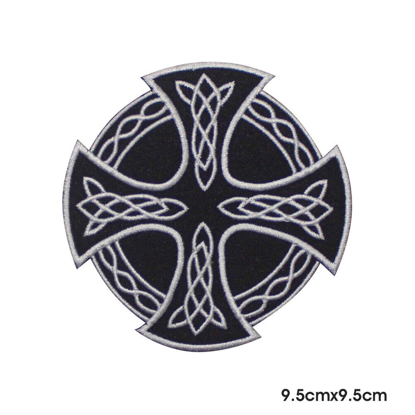Viking Cross Circle Logo Patch Iron on Sew on Patch Badge For Clothes.
