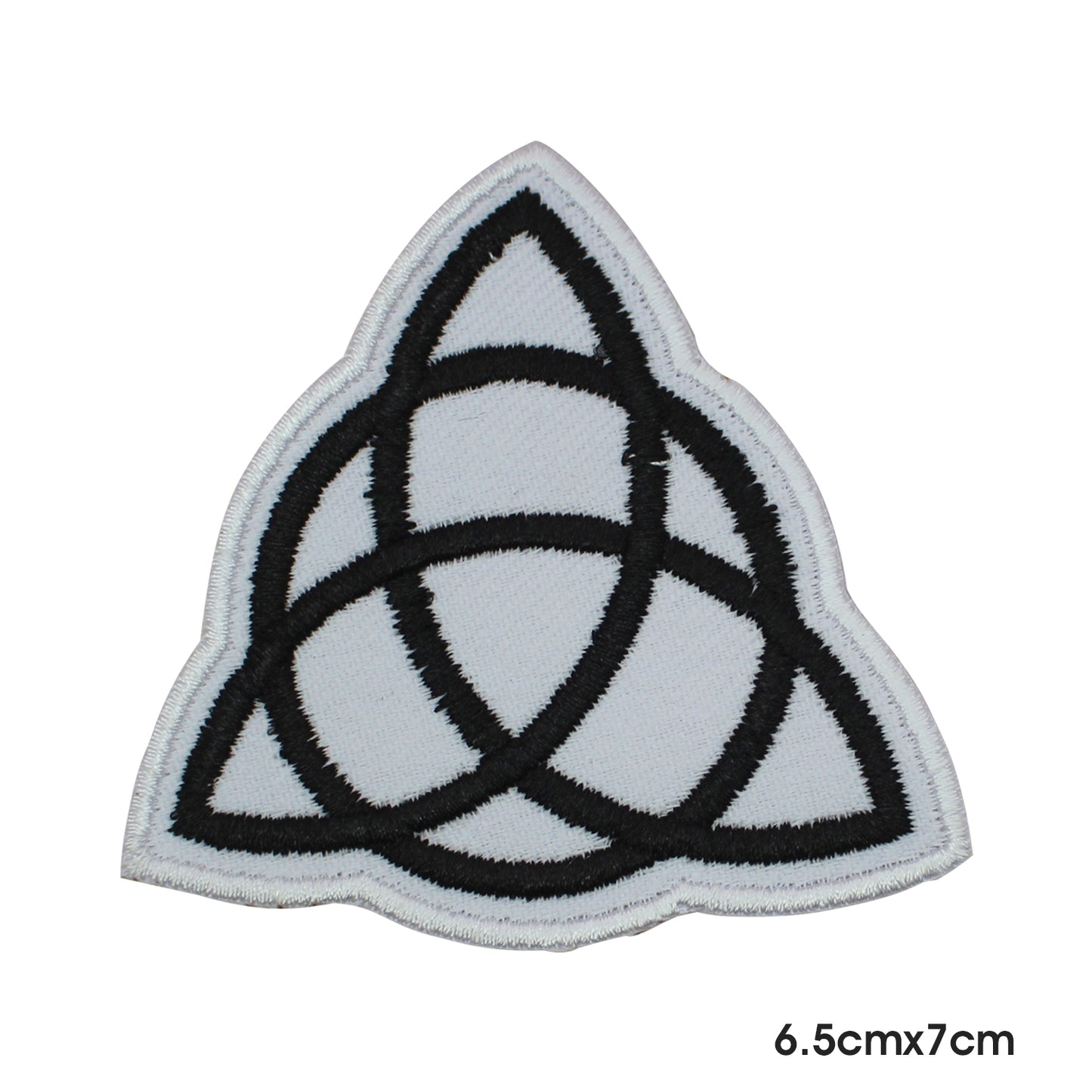 Triquetra Viking Sign Patch Iron on Sew on Patch Badge For Clothes.
