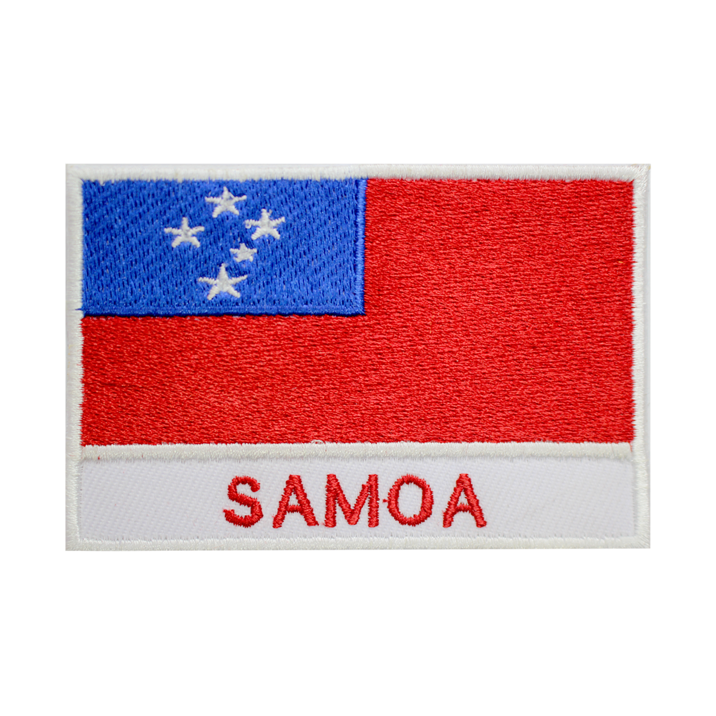 Samoa Flag Patch Iron On Patch Sew On Patch Embroidered Patch National County Flag Patch