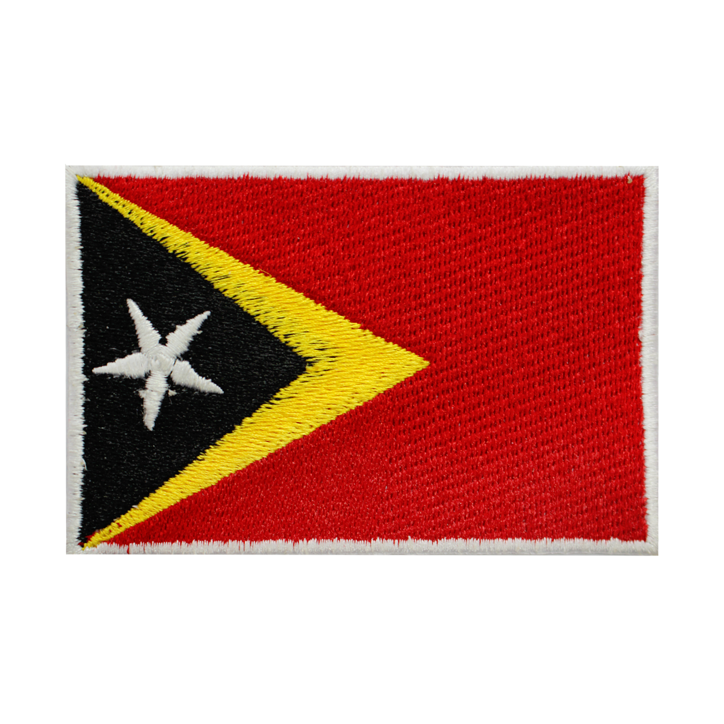 TIMOR LESTE Drapeau Patch Fer Sur Patch Coudre Sur Patch Brodé Patch National County Flag Patch