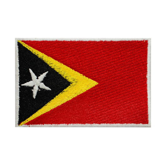 TIMOR LESTE Drapeau Patch Fer Sur Patch Coudre Sur Patch Brodé Patch National County Flag Patch