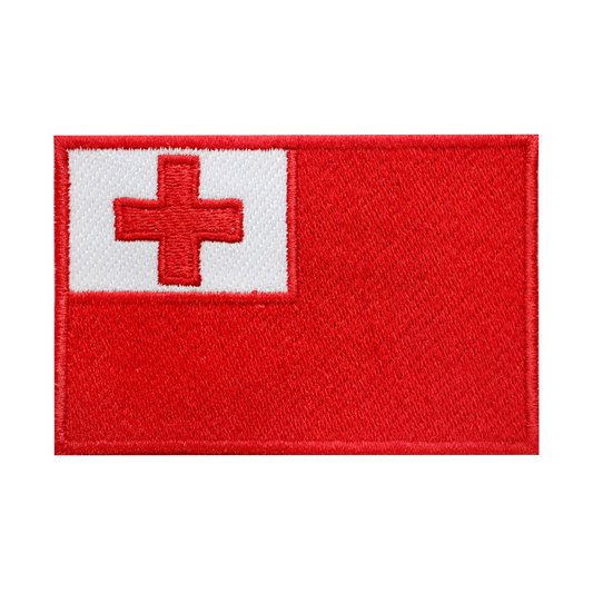 TONGA Flag Patch Iron On Patch Sew On Patch Embroidered Patch National County Flag Patch