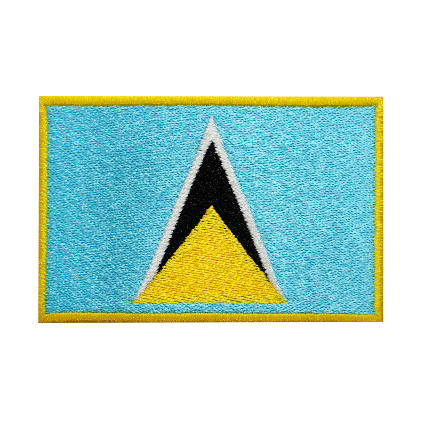 SAINT LUCIA Flag Patch Iron On Patch Sew On Patch Embroidered Patch National County Flag Patch