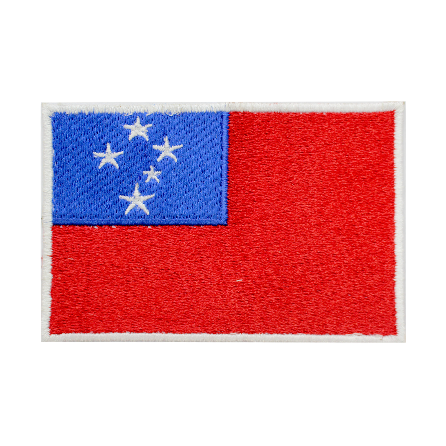 Parche de bandera de Samoa para planchar, parche para coser, parche bordado, parche de bandera del condado nacional