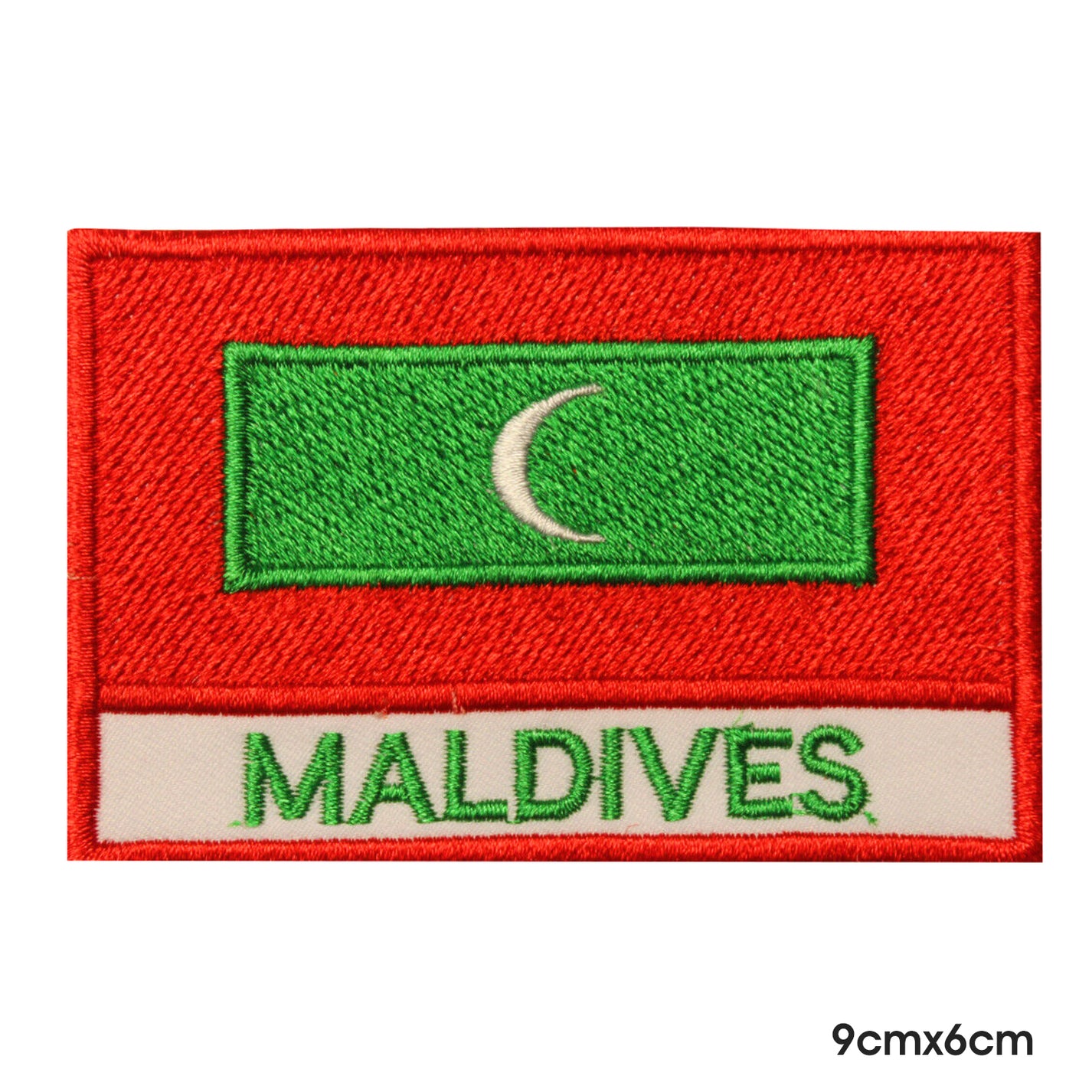 Toppa Ricamata U24 – Maldive – 8x5 Cm – Applicazione Ferro O Cucito – Patch Viaggio E Valigia - 2