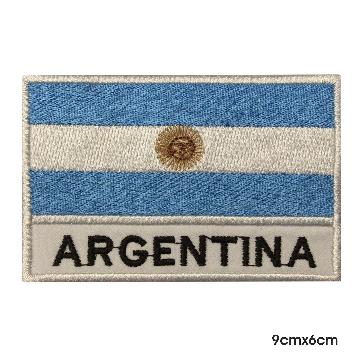 Drapeau national argentin avec nom