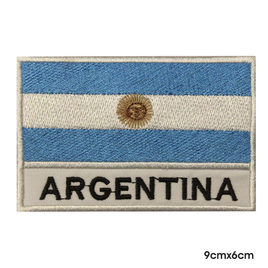 Drapeau national argentin avec nom