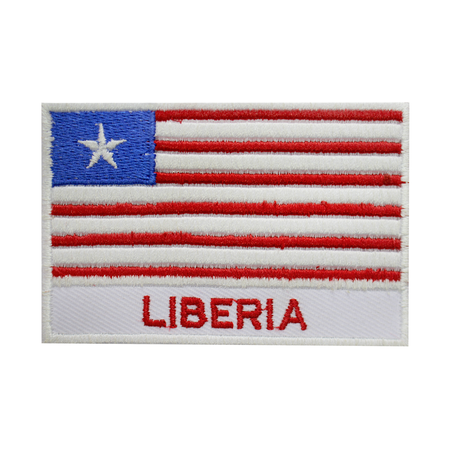 Patch drapeau du LIBERIA fer sur patch coudre sur patch brodé patch drapeau du comté national patch