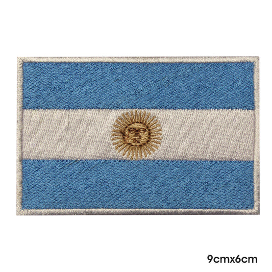 Drapeau national argentin fer sur patch coudre sur patch broderie patch drapeau pays patch