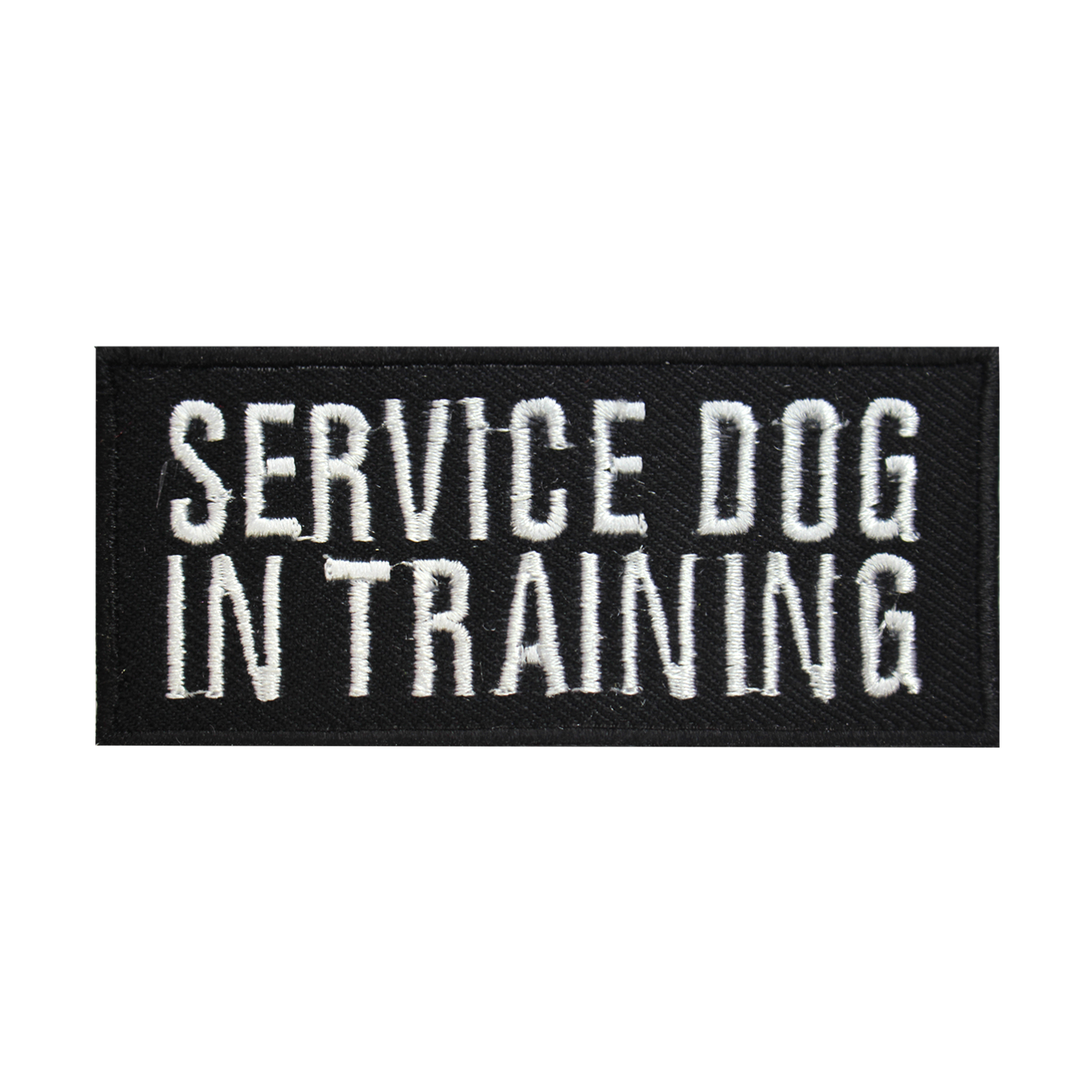 SERVICE DOG IN TRAINING Words Letters Logo Sew On Patch Badge