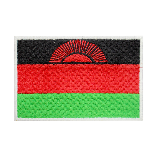 Parche de bandera de MALAWI para planchar, parche para coser, parche bordado, parche de bandera del condado nacional