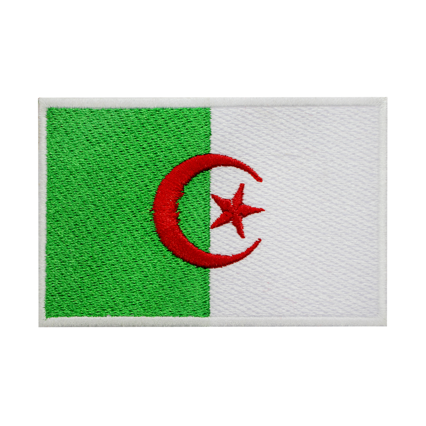 Patch drapeau ALGÉRIE fer sur patch coudre sur patch brodé patch drapeau national du comté patch