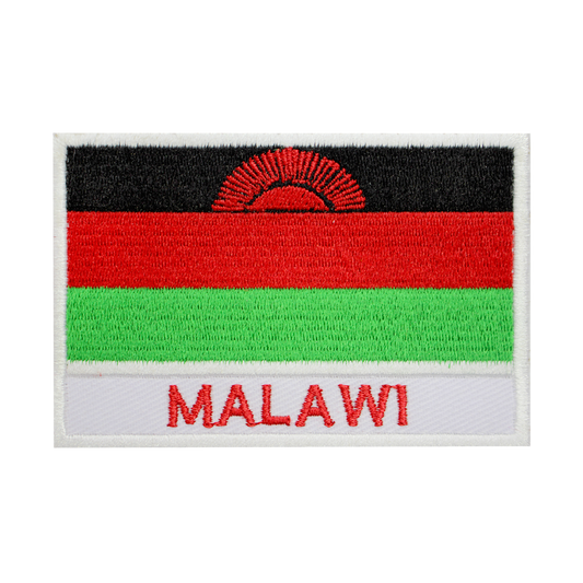 MALAWI Flag Patch Iron On Patch Sew On Patch Embroidered Patch National County Flag Patch