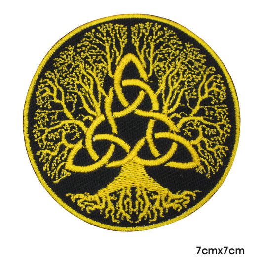 Tree Of Life Design 3 Patch thermocollant à coudre sur patch pour vêtements.