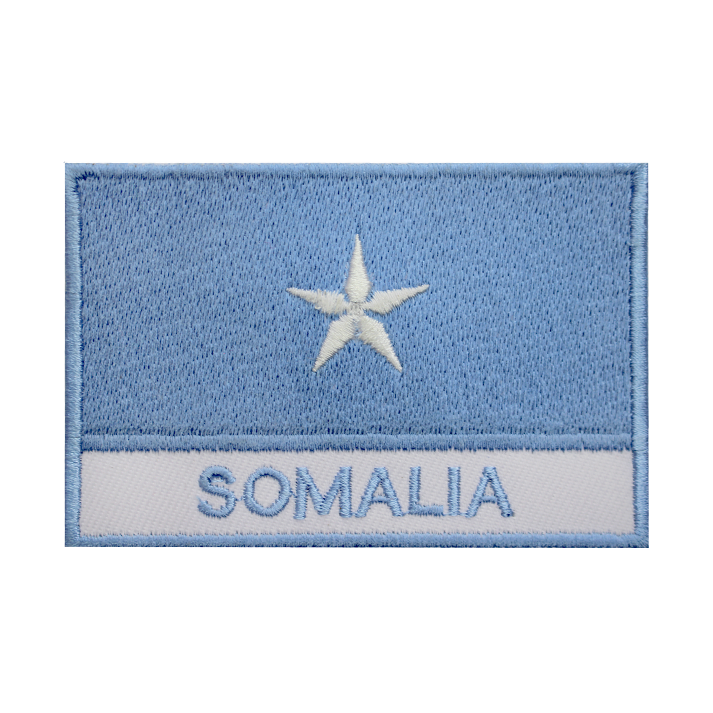 Parche de bandera de SOMALIA para planchar, parche para coser, parche bordado, parche de bandera del condado nacional