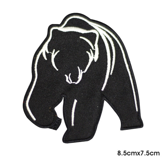 GRIZZLY BEAR Patch Iron on Sew on Patch Badge For Clothes.