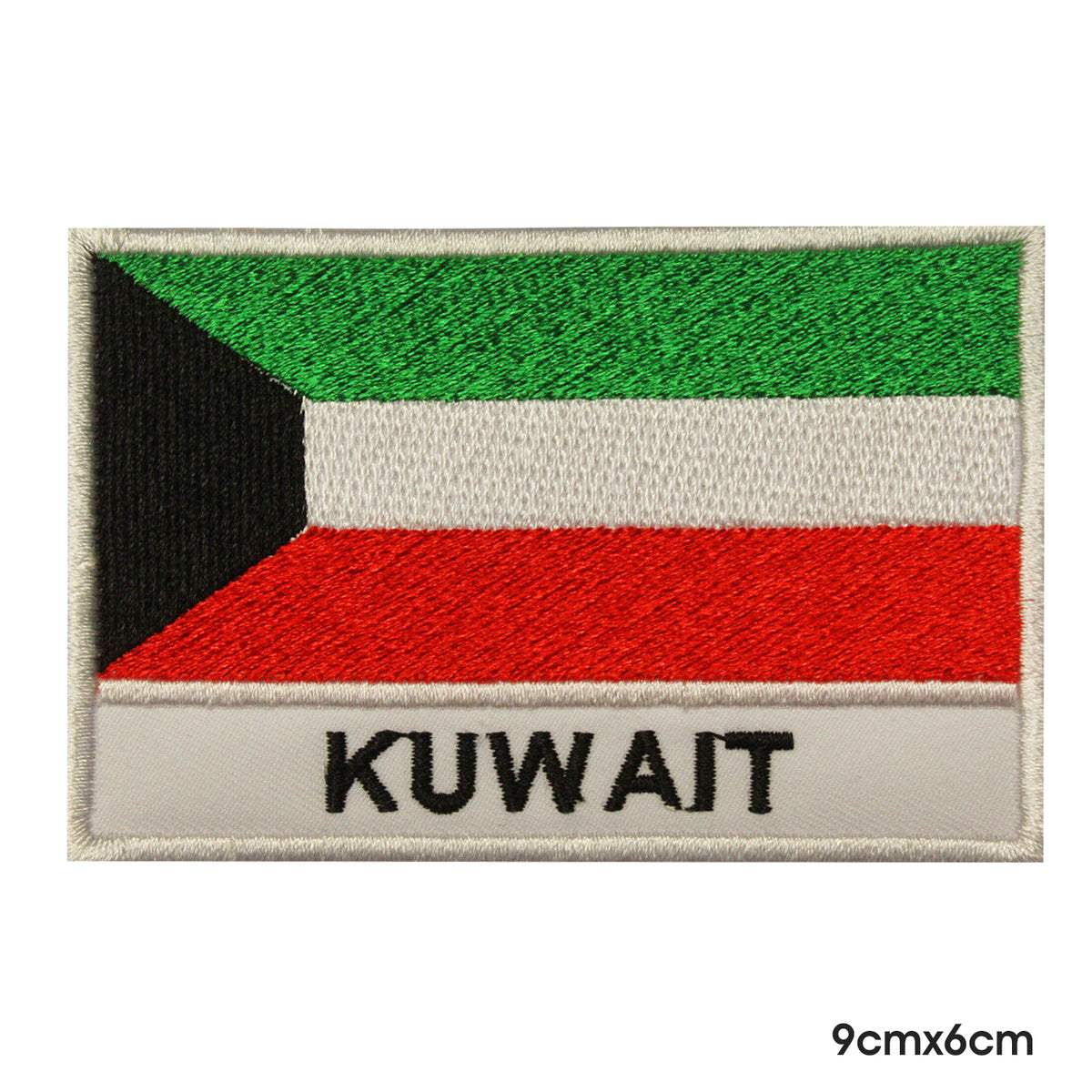 Kuwait National Flag With Name – Patches4all