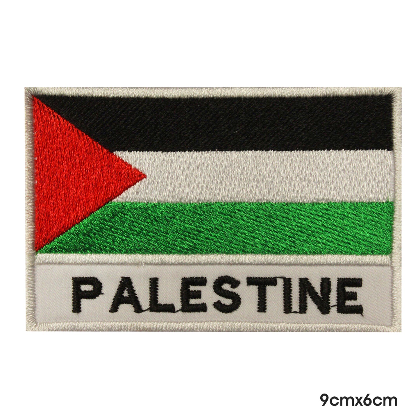 Bandera Nacional Palestina Con Nombre