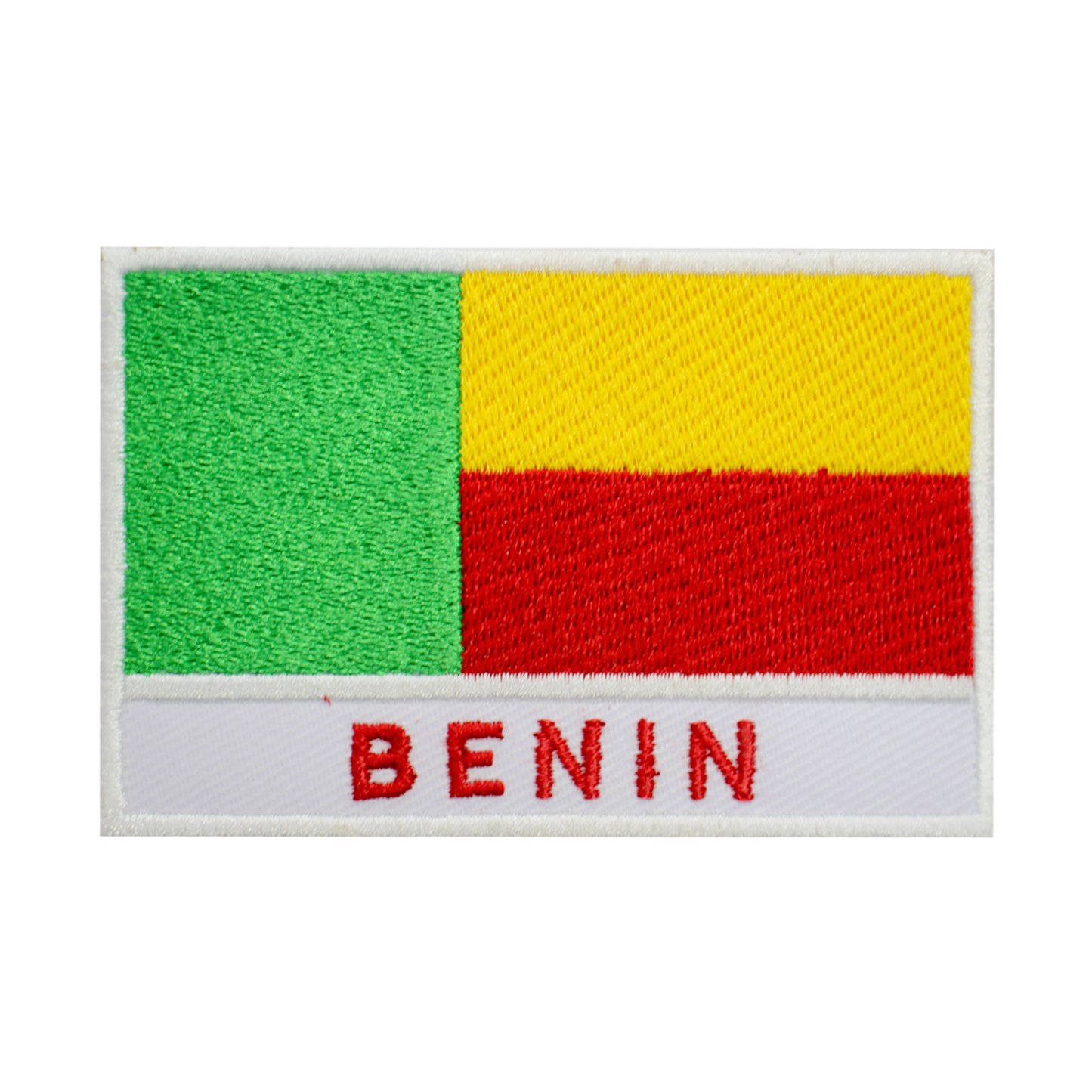 BÉNIN Drapeau Patch Fer Sur Patch Coudre Sur Patch Brodé Patch National County Flag Patch