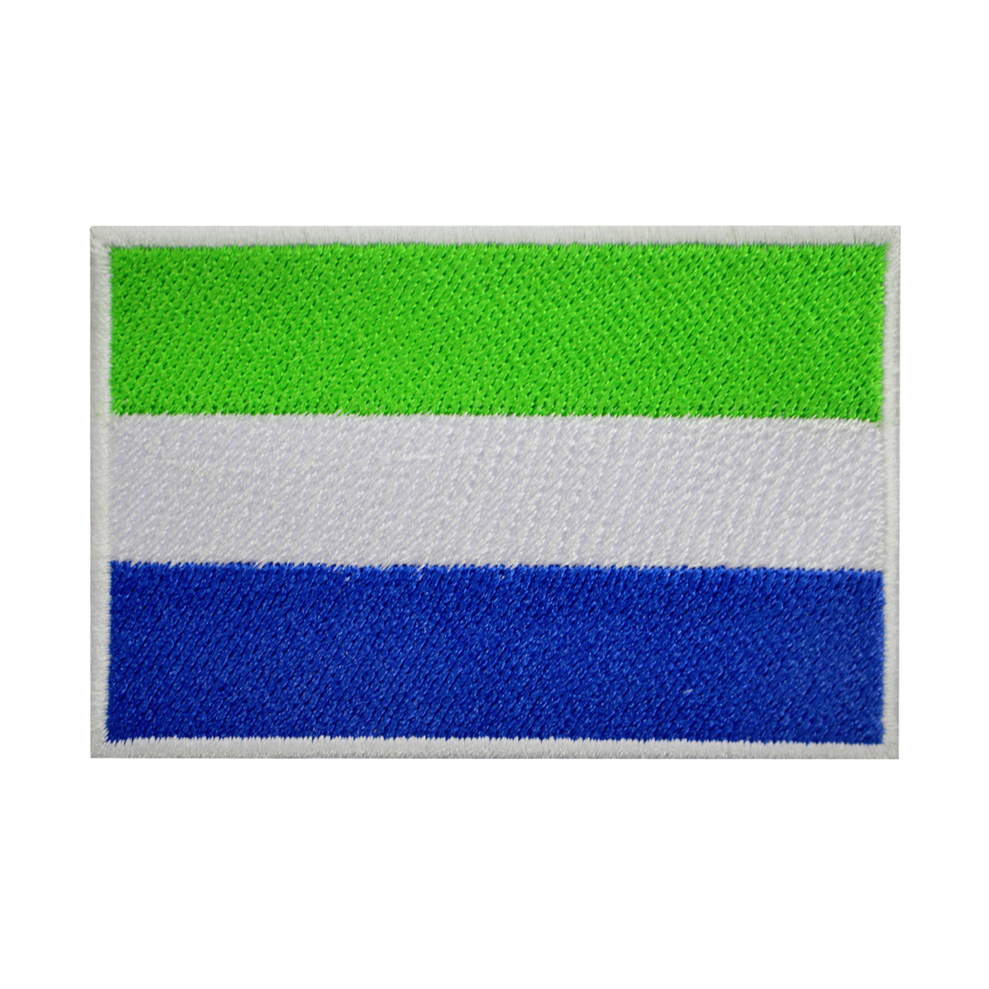 SIERRA LEONE Drapeau Patch Fer Sur Patch Coudre Sur Patch Brodé Patch National County Flag Patch