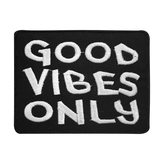 GOOD VIBES SEULEMENT Mots Lettres Logo Coudre sur Patch Badge