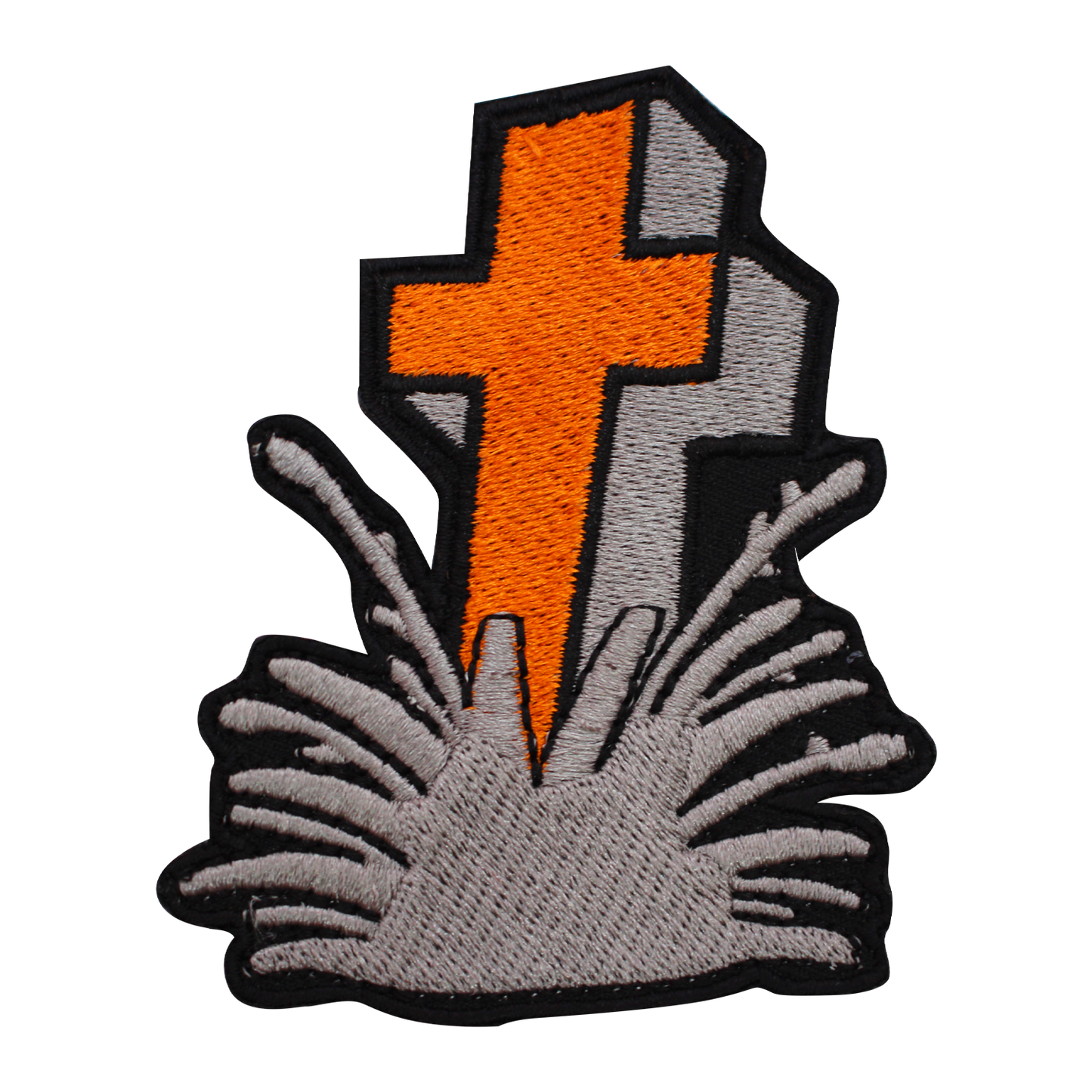 Patch croisé d'Halloween à repasser à coudre sur un badge pour vêtements.