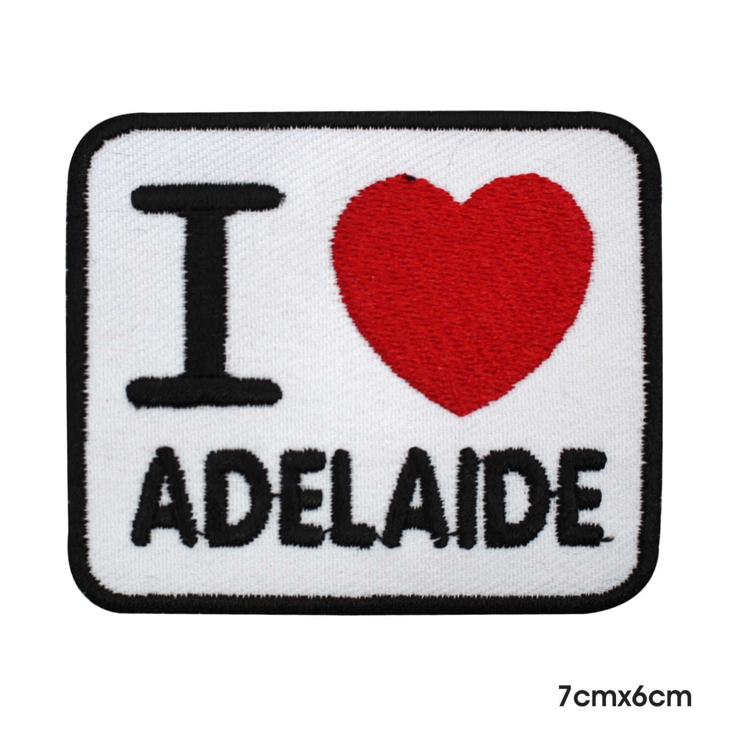 Me encanta Adelaide Patch Iron on Coser parche insignia para ropa.