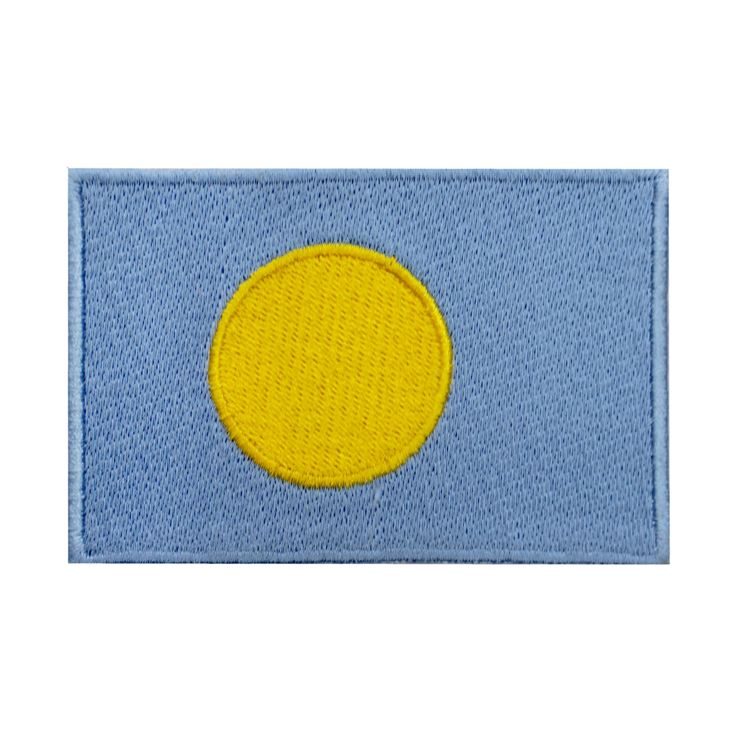 PALAO Flag Patch Fer Sur Patch Coudre Sur Patch Brodé Patch National County Flag Patch