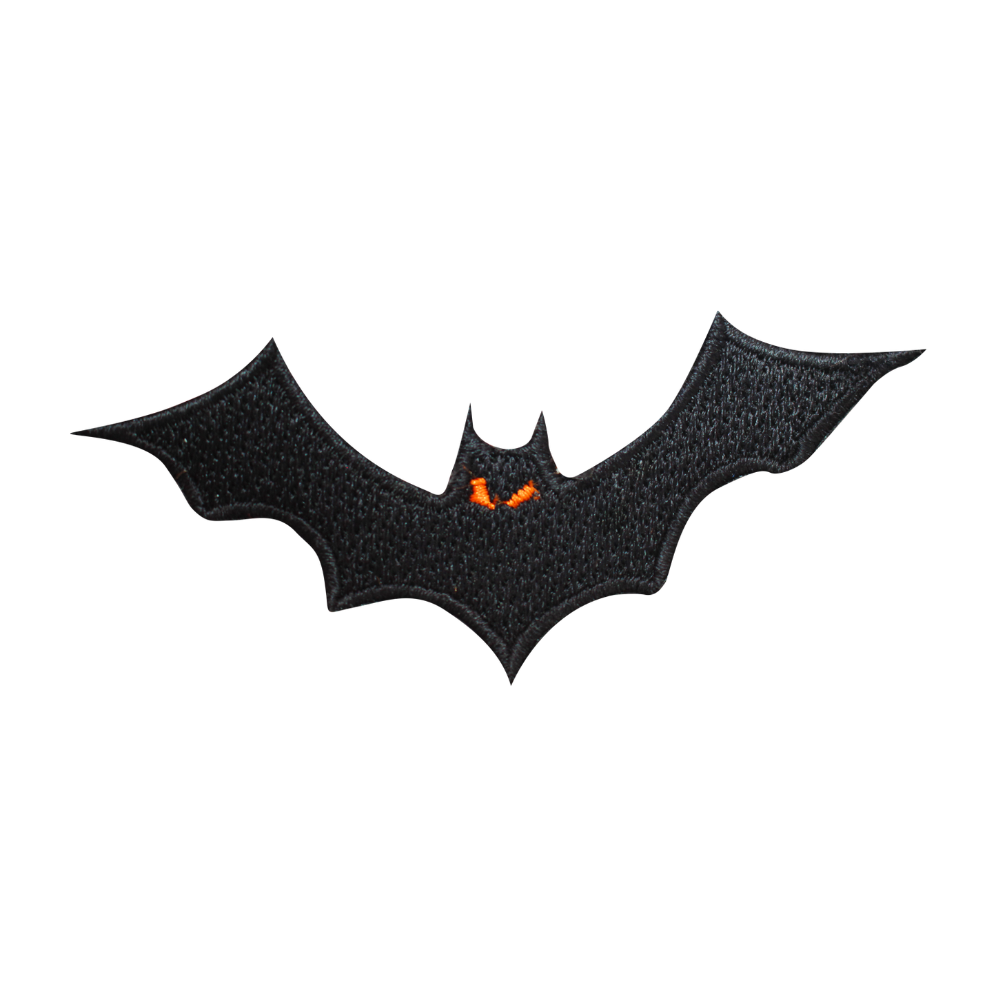 Patch de chauve-souris noire d'Halloween à repasser à coudre sur un badge pour vêtements.