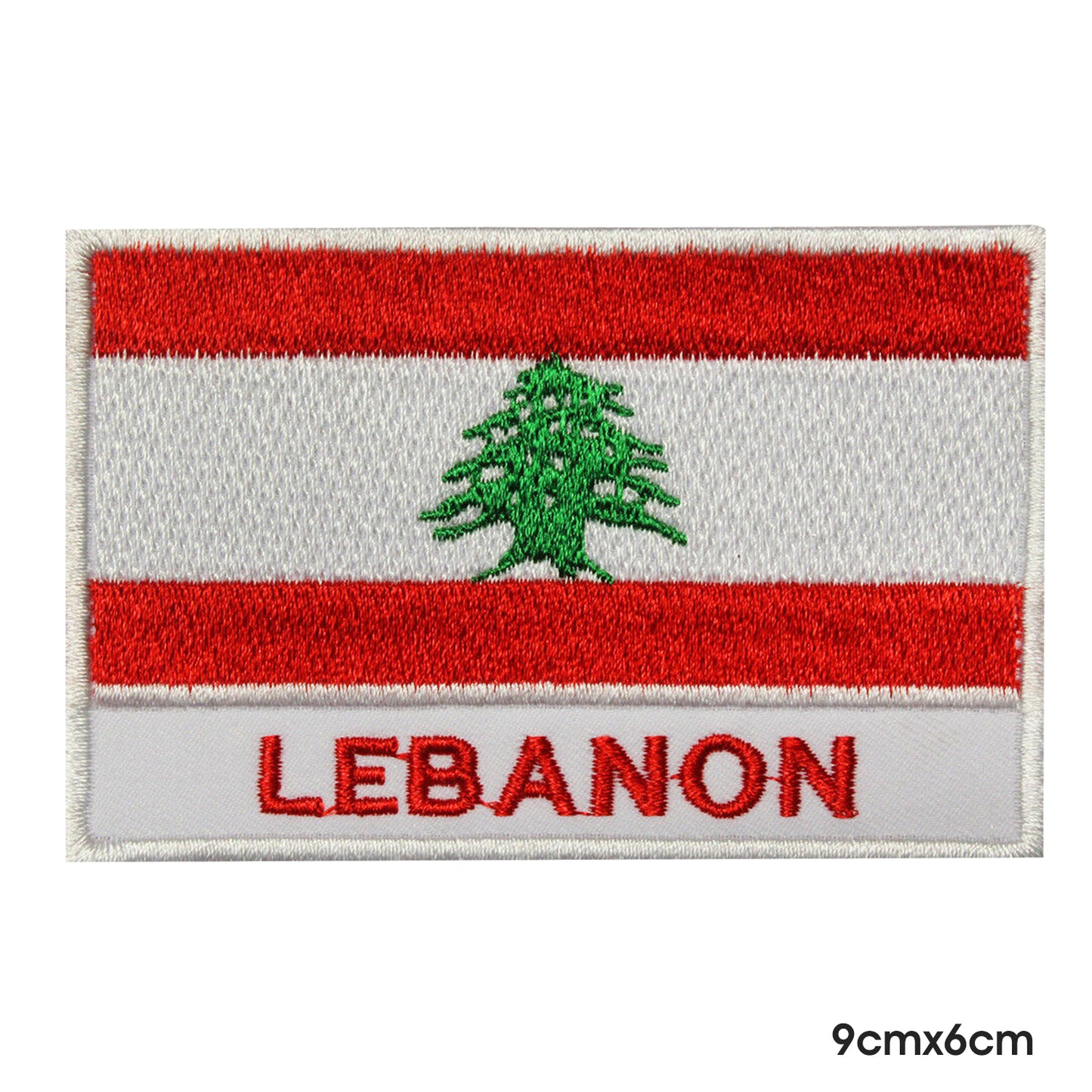 Lebanon National Flag With Name