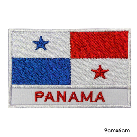 Drapeau national du Panama avec nom