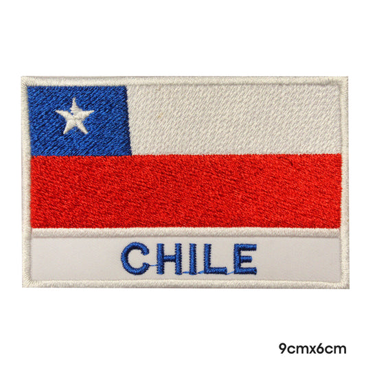 Bandera Nacional De Chile Con Nombre