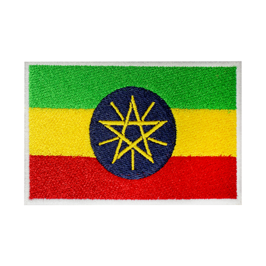 ETHIOPIA Flag Patch Iron On Patch Sew On Patch Embroidered Patch National County Flag Patch