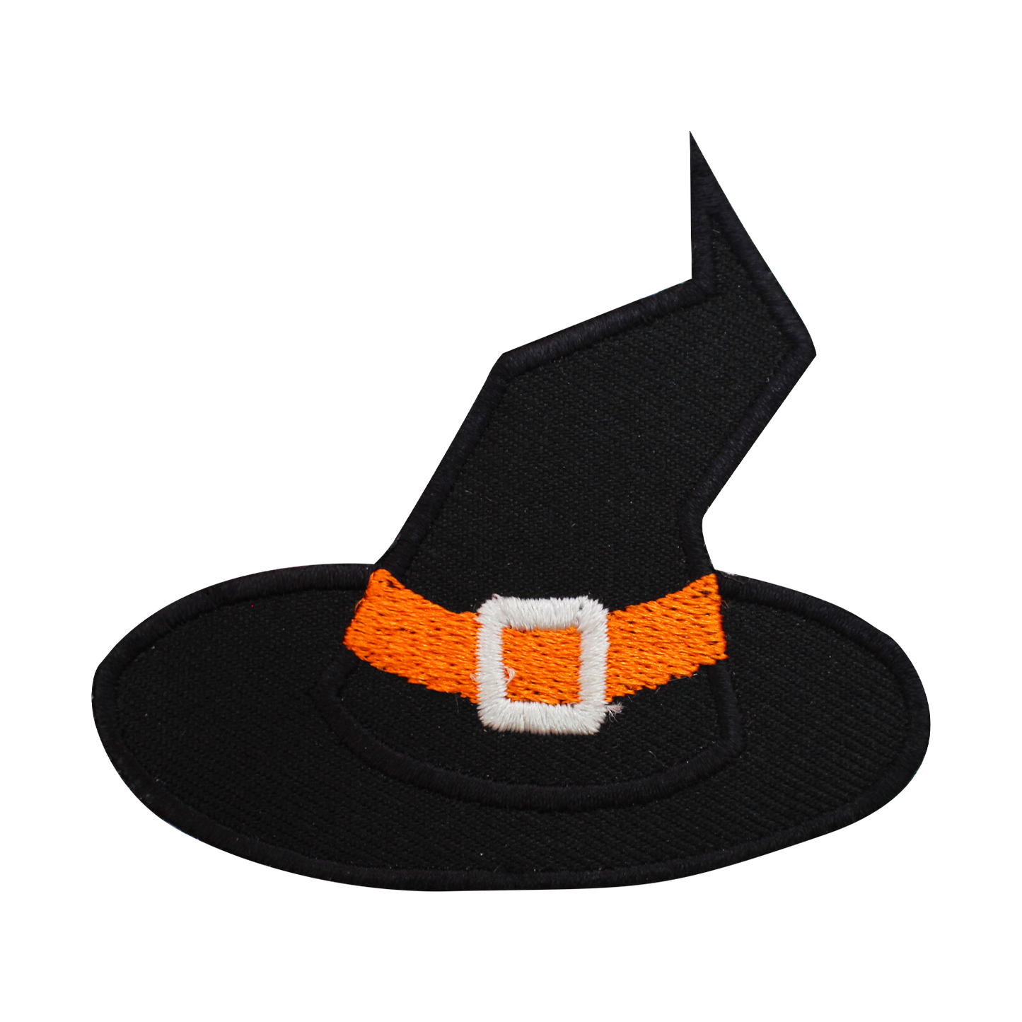 Patch de chapeau de sorcière d'Halloween à repasser sur coudre sur un badge pour vêtements.