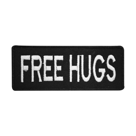 FREE HUGS Words Letters Logo Sew On Patch Badge