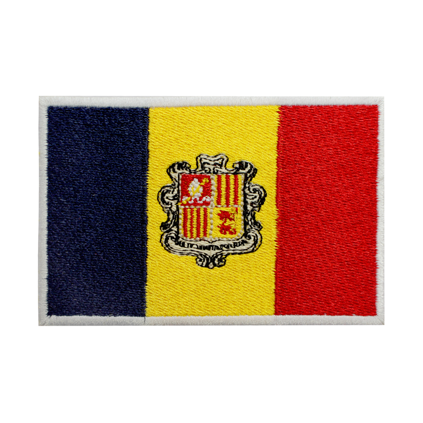 ANDORRE Drapeau Patch Fer Sur Patch Coudre Sur Patch Brodé Patch National County Flag Patch