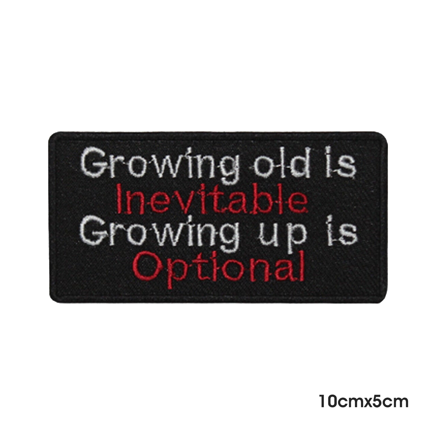 Growing Old Growing Up bikers Slogan