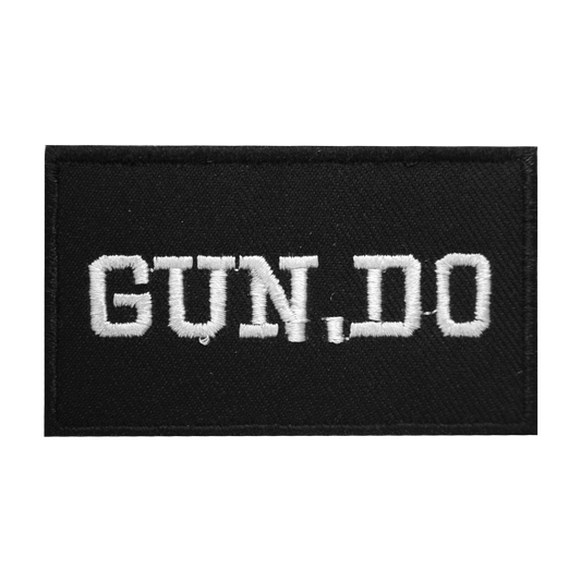 GUN,DO Words Letters Logo Sew On Patch Badge