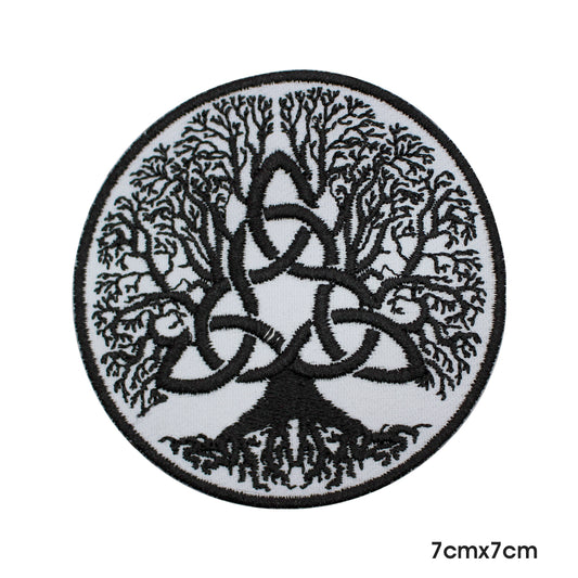 Parche de árbol de la vida con 3 parches para planchar o coser, insignia para ropa.