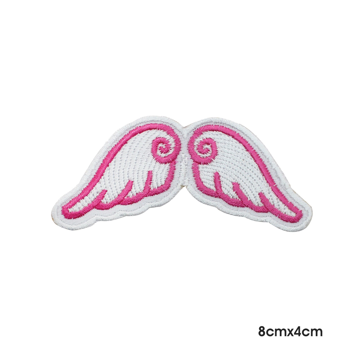 Patch d'aile d'ange de femme à repasser sur coudre sur un badge pour vêtements.