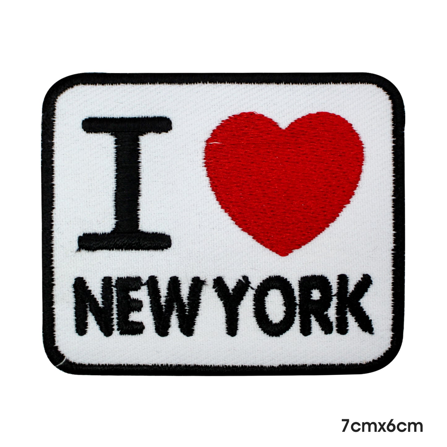 I Love New York Patch Iron on Sew on Patch Badge For Clothes.