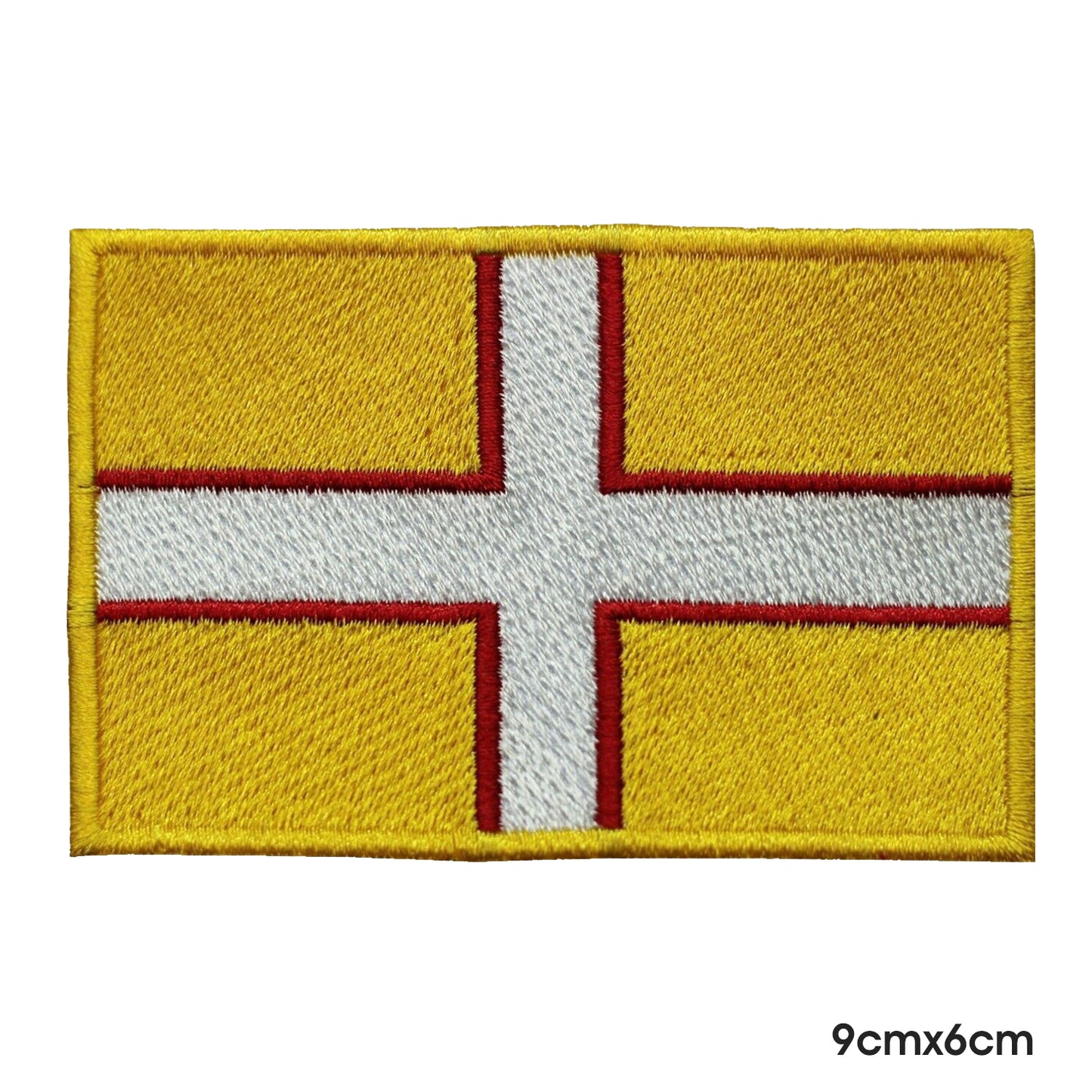 Parche con la bandera del condado de DORSET, parche para planchar y coser, insignia para ropa.