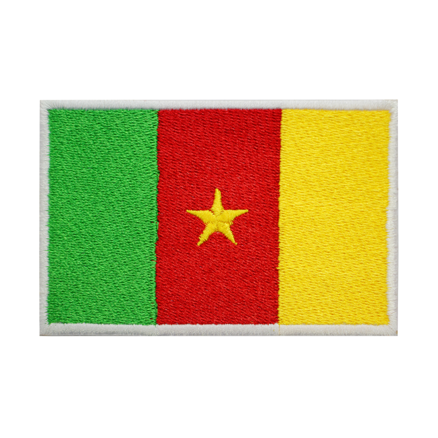 CAMEROUN Drapeau Patch Fer Sur Patch Coudre Sur Patch Brodé Patch National County Flag Patch