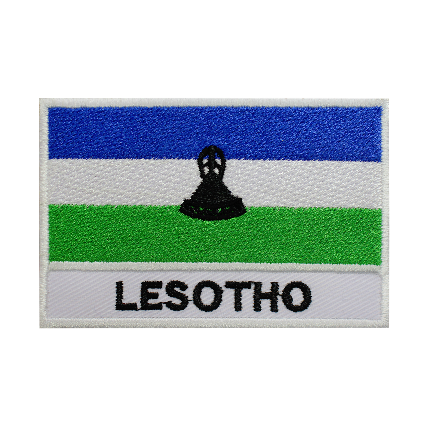 Patch drapeau LESOTHO fer sur patch coudre sur patch brodé patch drapeau du comté national patch