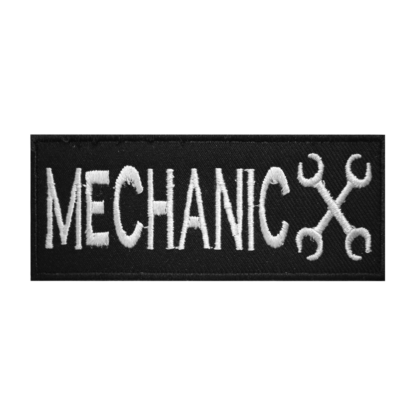 MECHANIC Words Letters Logo Sew On Patch Badge