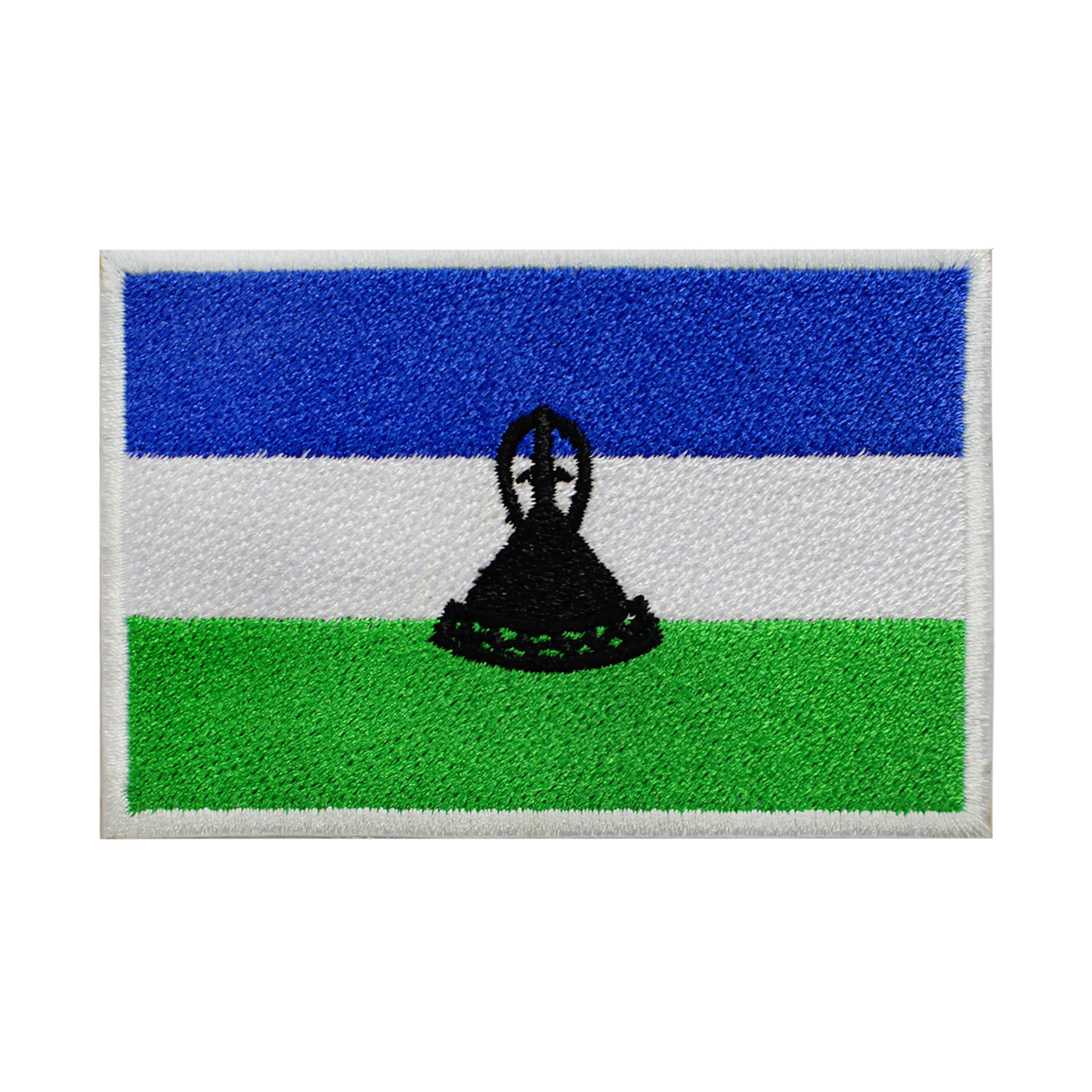 Parche de bandera de LESOTHO para planchar, coser en parche bordado, parche de bandera del condado nacional