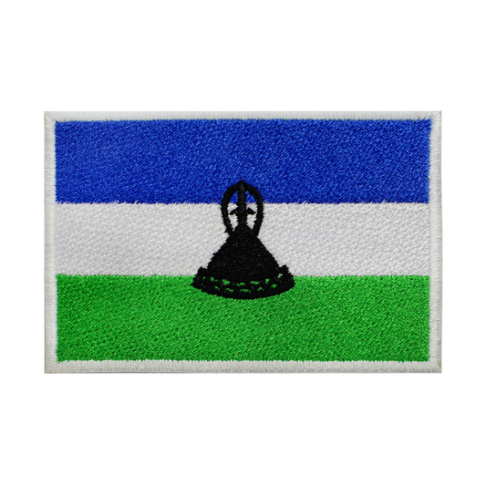 Parche de bandera de LESOTHO para planchar, coser en parche bordado, parche de bandera del condado nacional