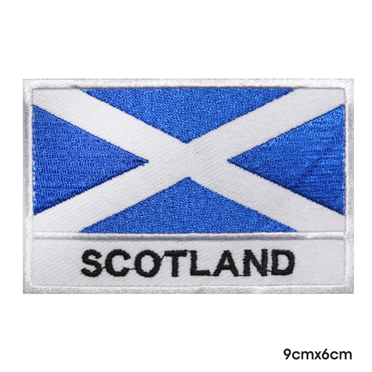 Bandera nacional de Escocia con nombre