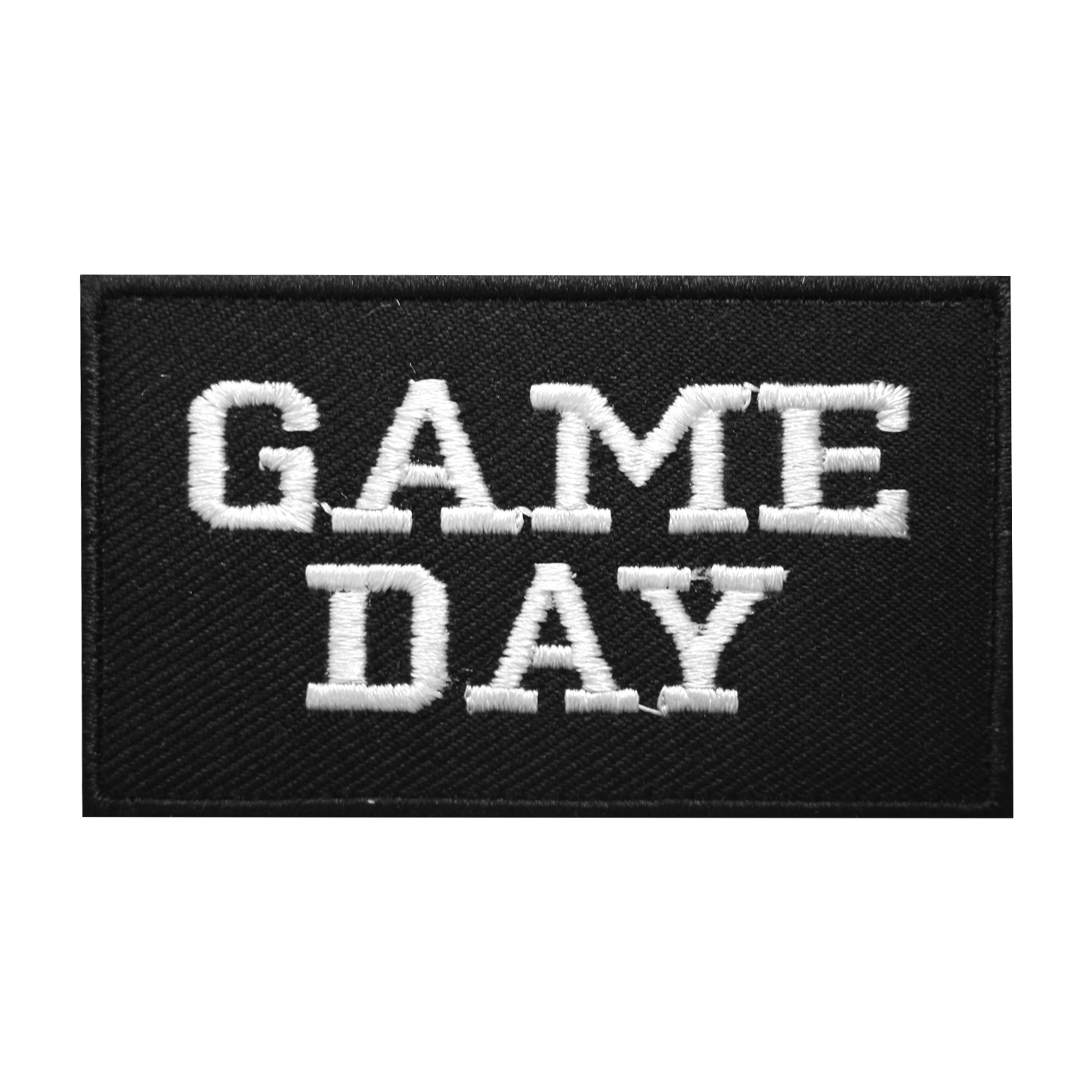 GAME DAY Words Letters Sew On Patch Badge