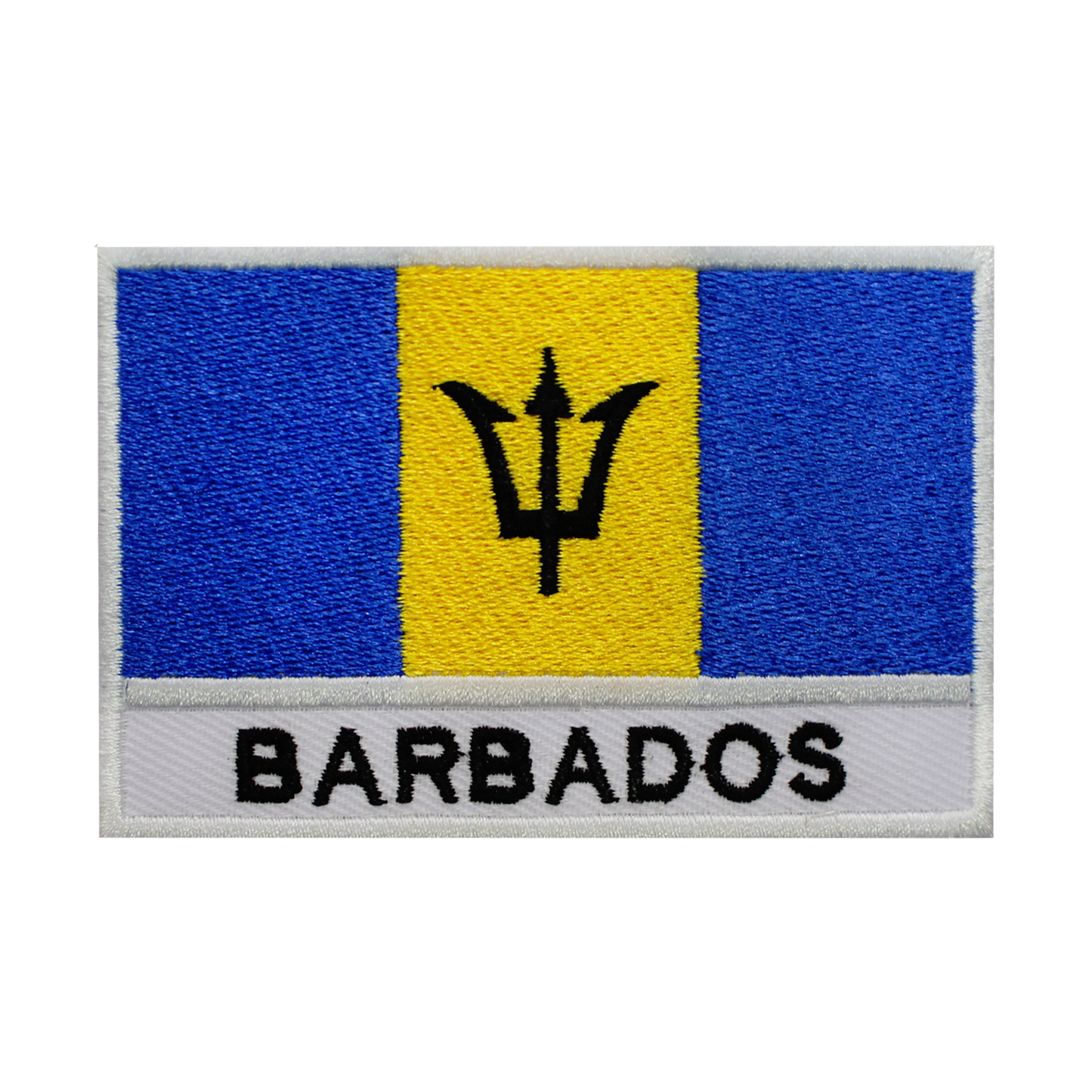 Parche de bandera de BARBADOS Parche para planchar Parche para coser Parche bordado Parche de bandera del condado nacional